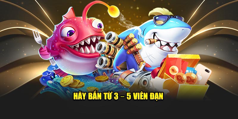 Hãy bắn từ 3 – 5 viên đạn